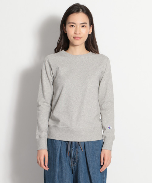 Champion（チャンピオン）の「【Champion(チャンピオン)】クルーネックスウェット（スウェット・レディース・ホワイト/ライトグレー/ブラック・MEDIUM/LARGE）」の7枚目の写真