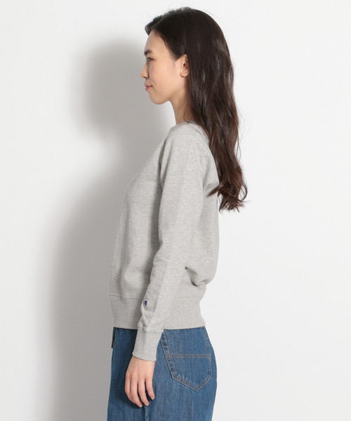 Champion（チャンピオン）の「【Champion(チャンピオン)】クルーネックスウェット（スウェット・レディース・ホワイト/ライトグレー/ブラック・MEDIUM/LARGE）」の8枚目の写真