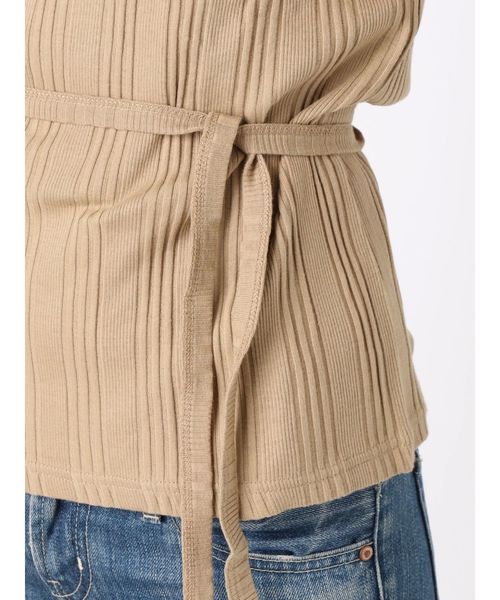 Ungrid(アングリッド)の「テレコカシュクールロングスリーブTee(Tシャツ/カットソー・レディース・ブラック/ベージュ/オフホワイト・FREE)」の10枚目の写真