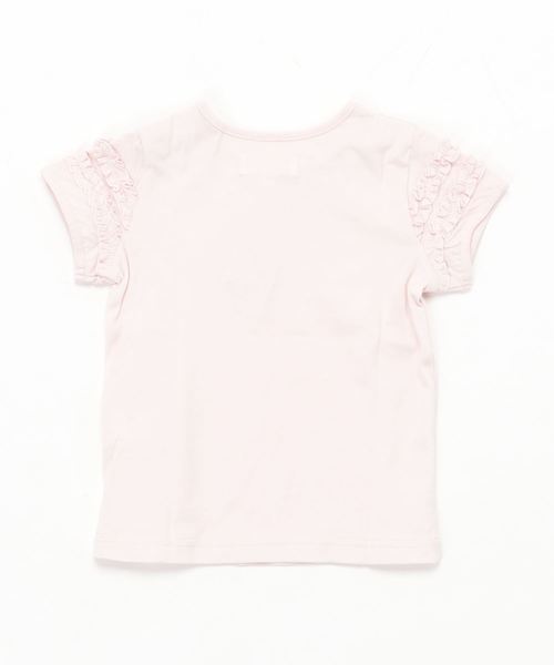 ガールズ 袖フリル付 半袖Tシャツ 全9柄 ガールズ 袖フリル付 半袖Tシャツ 全9柄