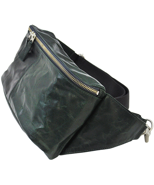 Butler Verner Sails(バトラーヴァーナーセイルス)の「【Butler Verner Sails】 ポニープルアップワンショルダー JA-1111(ボディバッグ/ウエストポーチ・メンズ・ブラック/ブラウン/グリーン/レッド/ネイビー・FREE)」の6枚目の写真