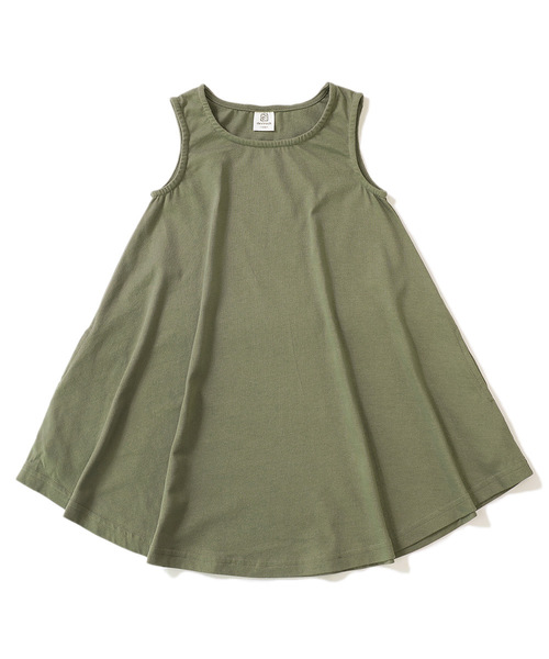 devirock（デビロック）の「フレアタンクワンピース（ワンピース・キッズ・ホワイト/キャメル/杢グレー/ブラック/カーキ/レッド系その他/ラベンダー・150cm/160cm/140cm/130cm/120cm/100cm/110cm）」の21枚目の写真