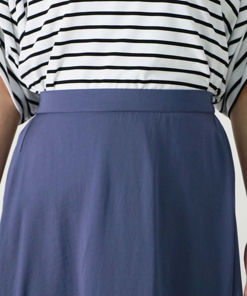 HER CLOSET（ハークローゼット）の「【HERCLOSET】フレアマキシスカート（スカート・レディース・ブルー/ピンクベージュ/テラコッタ/ミント/ラベンダー・M）」の12枚目の写真