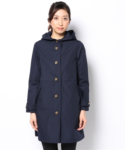 BEAMS LIGHTS Women's（ビームスライツ ウィメンズ）の「BEAMS LIGHTS / フード付コート（その他アウター・レディース・ベージュ/ネイビー・36/40/38）」の5枚目の写真