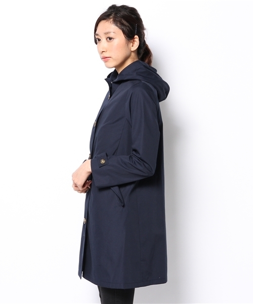 BEAMS LIGHTS Women's（ビームスライツ ウィメンズ）の「BEAMS LIGHTS / フード付コート（その他アウター・レディース・ベージュ/ネイビー・36/40/38）」の6枚目の写真
