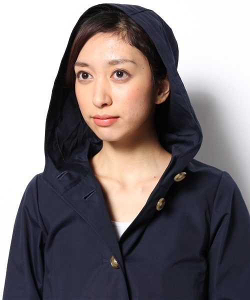 BEAMS LIGHTS Women's（ビームスライツ ウィメンズ）の「BEAMS LIGHTS / フード付コート（その他アウター・レディース・ベージュ/ネイビー・36/40/38）」の12枚目の写真