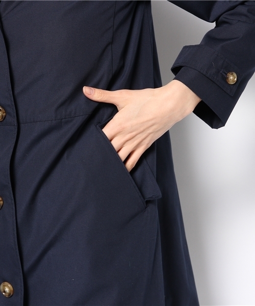 BEAMS LIGHTS Women's（ビームスライツ ウィメンズ）の「BEAMS LIGHTS / フード付コート（その他アウター・レディース・ベージュ/ネイビー・36/40/38）」の14枚目の写真