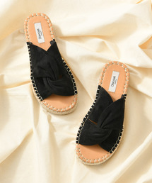 DISCOAT | リボンジュートサンダル《抗菌防臭機能付き》(サンダル)