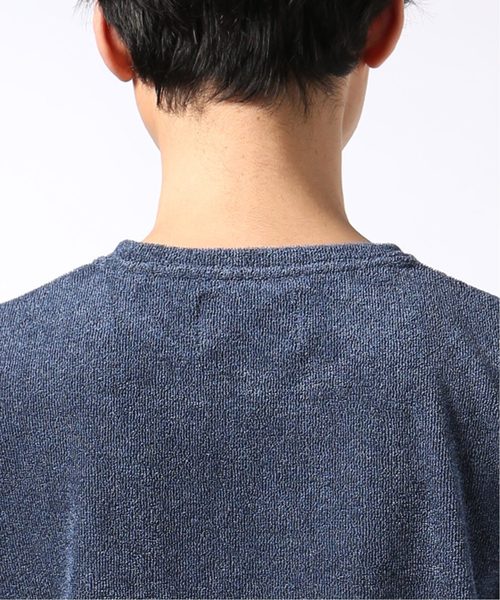 EDIFICE（エディフィス）の「イズミール パイル クルーネック TEE（Tシャツ/カットソー・メンズ・ホワイト/ブルー系その他/ライトグレー/ブラウン/ブラック・46/48/44）」の11枚目の写真