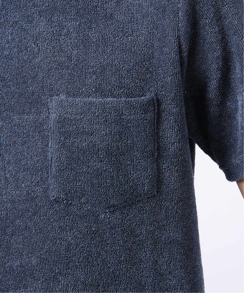 EDIFICE（エディフィス）の「イズミール パイル クルーネック TEE（Tシャツ/カットソー・メンズ・ホワイト/ブルー系その他/ライトグレー/ブラウン/ブラック・46/48/44）」の14枚目の写真