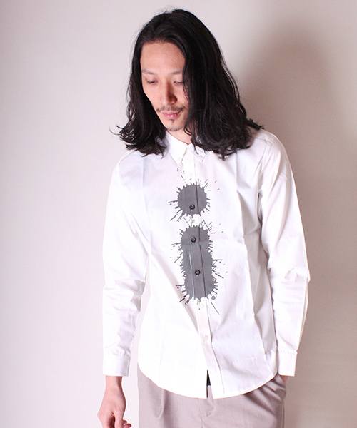 Lui's（ルイス）の「Painkiller×Lui's コラボシャツ（シャツ/ブラウス・メンズ・イエロー/グレー/ブラック/ピンク/ホワイト系その他・MEDIUM/SMALL）」の3枚目の写真