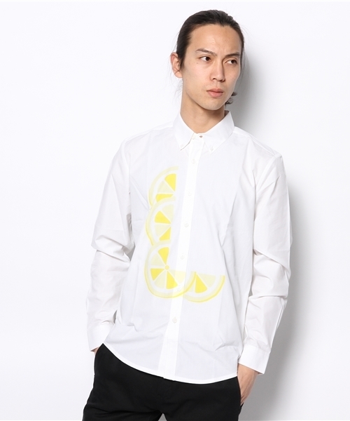 Lui's（ルイス）の「Painkiller×Lui's コラボシャツ（シャツ/ブラウス・メンズ・イエロー/グレー/ブラック/ピンク/ホワイト系その他・MEDIUM/SMALL）」の7枚目の写真