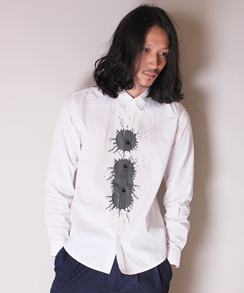 Lui's（ルイス）の「Painkiller×Lui's コラボシャツ（シャツ/ブラウス・メンズ・イエロー/グレー/ブラック/ピンク/ホワイト系その他・MEDIUM/SMALL）」の9枚目の写真