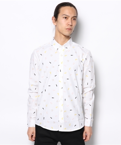 Lui's（ルイス）の「Painkiller×Lui's コラボシャツ（シャツ/ブラウス・メンズ・イエロー/グレー/ブラック/ピンク/ホワイト系その他・MEDIUM/SMALL）」の14枚目の写真