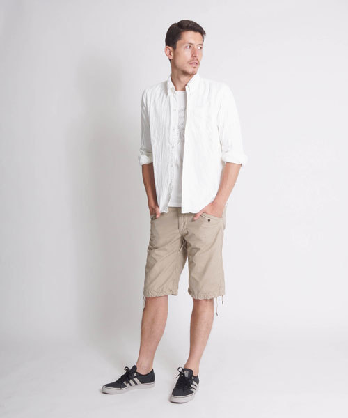 goa（ゴア）の「リネン混ビエラB.Dシャツ（シャツ/ブラウス・メンズ・オフホワイト/キナリ・FREE）」の11枚目の写真