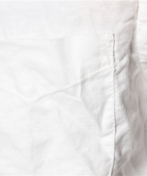 goa（ゴア）の「リネン混ビエラB.Dシャツ（シャツ/ブラウス・メンズ・オフホワイト/キナリ・FREE）」の5枚目の写真