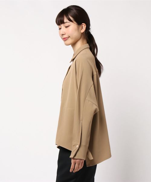 DouDou（ドゥドゥ）の「ポケットブラウス（シャツ/ブラウス・レディース・アイボリー/ベージュ・FREE）」の3枚目の写真