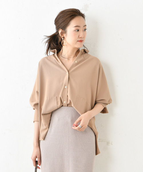 DouDou（ドゥドゥ）の「ポケットブラウス（シャツ/ブラウス・レディース・アイボリー/ベージュ・FREE）」の9枚目の写真
