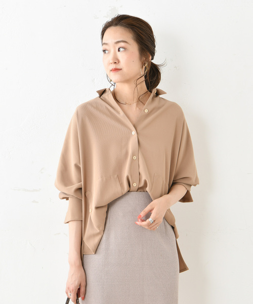 DouDou（ドゥドゥ）の「ポケットブラウス（シャツ/ブラウス・レディース・アイボリー/ベージュ・FREE）」の10枚目の写真
