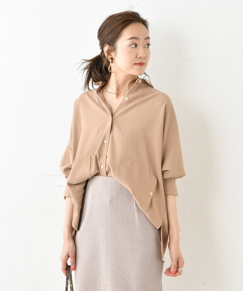 DouDou（ドゥドゥ）の「ポケットブラウス（シャツ/ブラウス・レディース・アイボリー/ベージュ・FREE）」の12枚目の写真