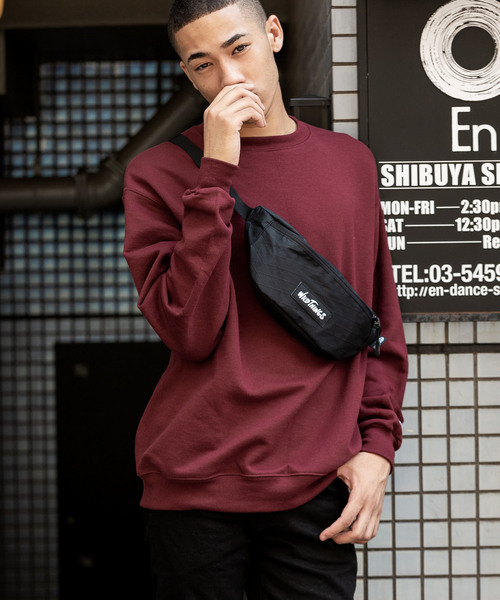 WILD THINGS（ワイルドシングス）の「WILDTHINGS / ワイルドシングス 2Wey Body bag（ボディバッグ/ウエストポーチ・メンズ・パープル/オリーブ/グレー/ホワイト/ブラック/カモフラージュ・FREE）」の3枚目の写真