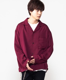 WEGO | WEGO/フィブリルオープンカラーシャツ(シャツ/ブラウス)