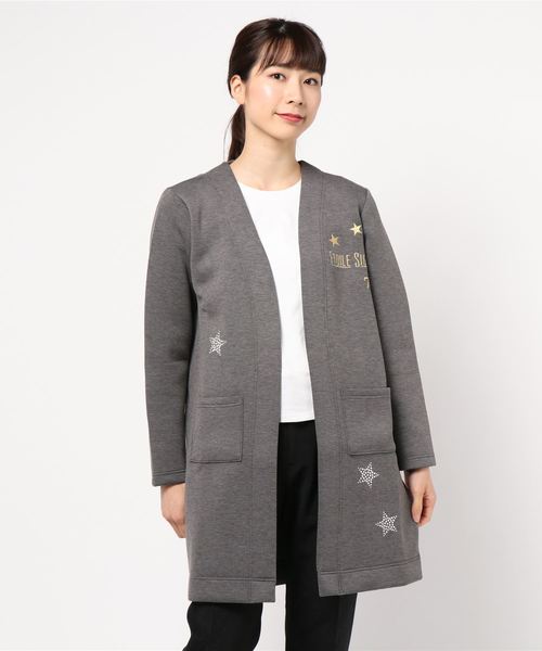 en recre（アンレクレ）の「【ETOILE SIGNE】カットソー（Tシャツ/カットソー）」｜チャコールグレー 