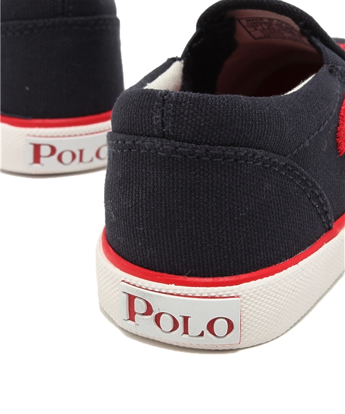 POLO RALPH LAUREN(ポロ ラルフ ローレン)の「ベビー キッズ ポロ ラルフローレン スリッポン Polo SETH SLIP-ON Todd(スニーカー・キッズ・ホワイト/ネイビー・16cm/15cm)」の9枚目の写真