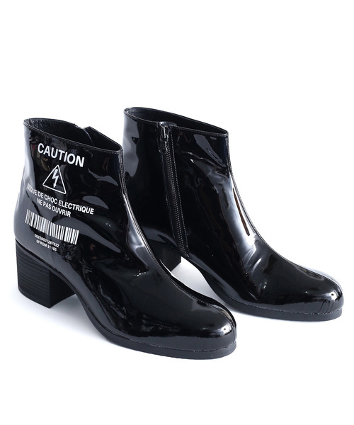 SHAREEF（シャリーフ）の「ENAMEL HEEL BOOTS（ブーツ・メンズ・バーガンディー/シルバー/ブラック/ネイビー/ターコイズブルー・1/2/3）」の6枚目の写真