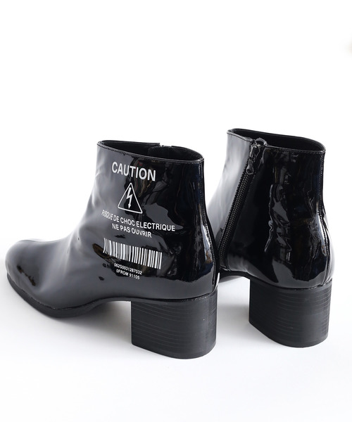 SHAREEF（シャリーフ）の「ENAMEL HEEL BOOTS（ブーツ・メンズ・バーガンディー/シルバー/ブラック/ネイビー/ターコイズブルー・1/2/3）」の8枚目の写真