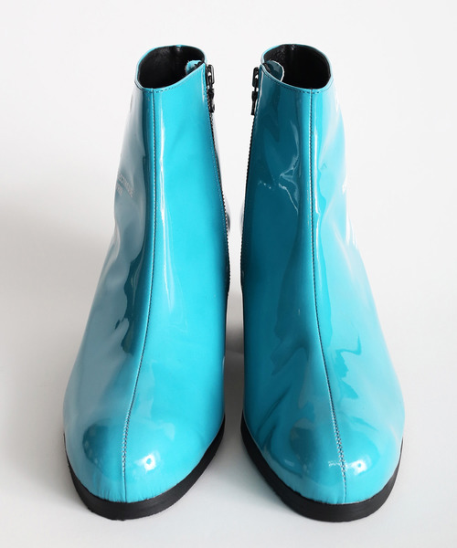 SHAREEF（シャリーフ）の「ENAMEL HEEL BOOTS（ブーツ・メンズ・バーガンディー/シルバー/ブラック/ネイビー/ターコイズブルー・1/2/3）」の11枚目の写真