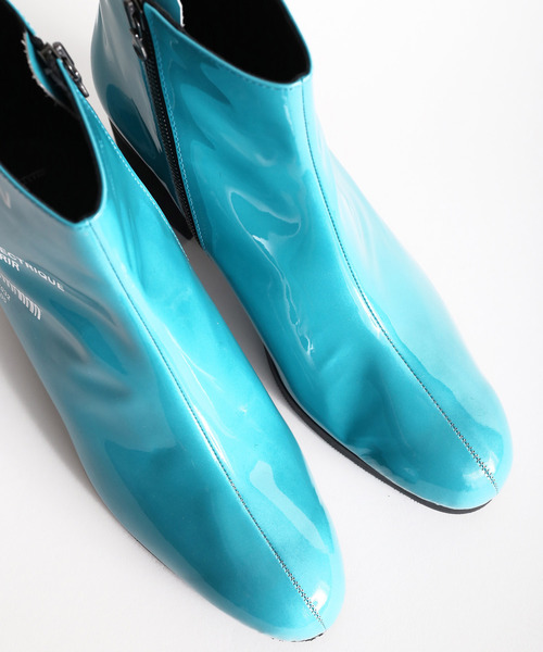 SHAREEF（シャリーフ）の「ENAMEL HEEL BOOTS（ブーツ・メンズ・バーガンディー/シルバー/ブラック/ネイビー/ターコイズブルー・1/2/3）」の13枚目の写真