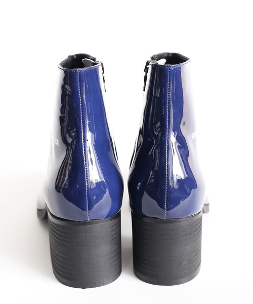 SHAREEF（シャリーフ）の「ENAMEL HEEL BOOTS（ブーツ・メンズ・バーガンディー/シルバー/ブラック/ネイビー/ターコイズブルー・1/2/3）」の10枚目の写真
