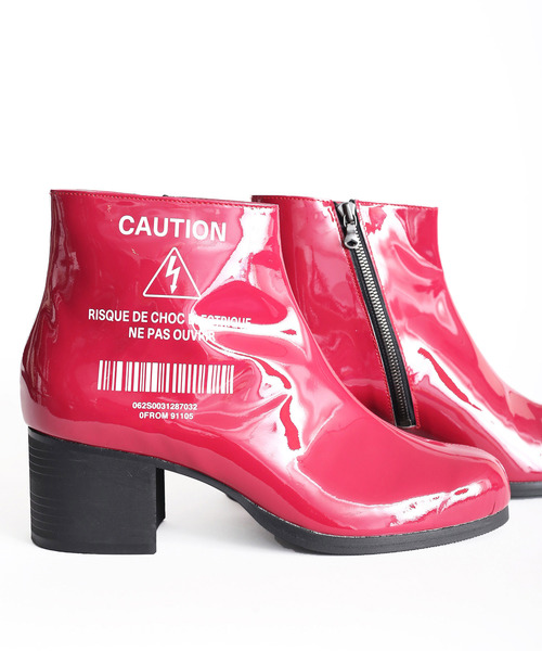 SHAREEF（シャリーフ）の「ENAMEL HEEL BOOTS（ブーツ・メンズ・バーガンディー/シルバー/ブラック/ネイビー/ターコイズブルー・1/2/3）」の15枚目の写真