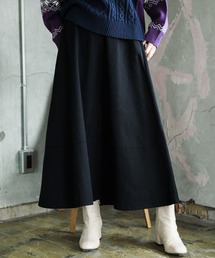 裏起毛カツラギAラインスカート