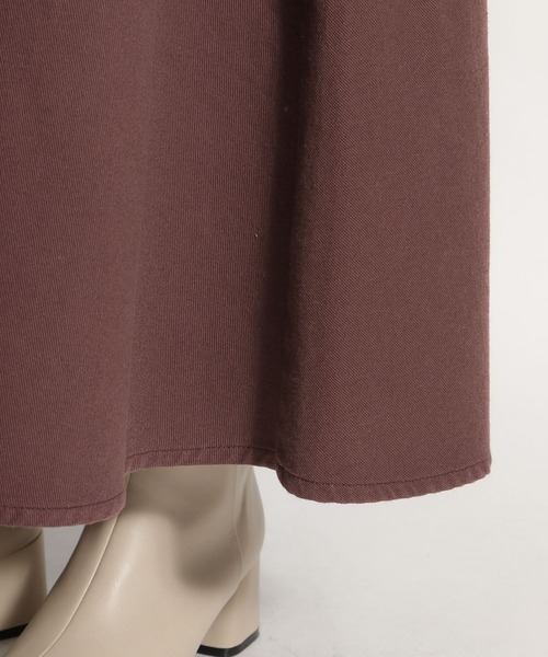 niko and...（ニコアンド）の「裏起毛カツラギAラインスカート（スカート・レディース・ブラック/パープル/クリーム・MEDIUM/LARGE）」の12枚目の写真