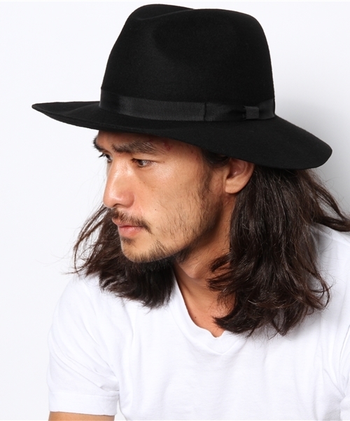 BEAUTY&YOUTH UNITED ARROWS（ビューティーアンドユースユナイテッドアローズ）の「MT ∴ フェルト ロング/ブリム ハット §◇（ハット・メンズ・ブラック/ネイビー/ブラウン・フリー）」の5枚目の写真