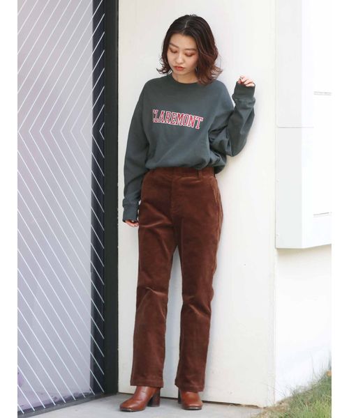 Ungrid(アングリッド)の「ロゴプリントビッグTee(スウェット・レディース・チャコールグレー/オフホワイト/カーキ・FREE)」の10枚目の写真