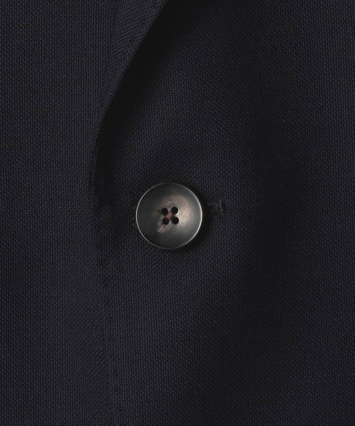 LARDINI（ラルディーニ）の「LARDINI / ウールバスケット３釦ジャケット（テーラードジャケット・メンズ・ネイビー/ブラック・46/48/50/52）」の10枚目の写真