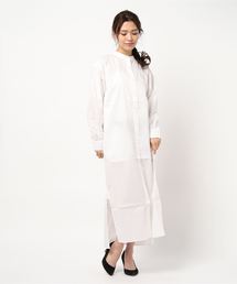 LOWRYS FARM | 【WEB限定】ロングシャツワンピース　869492(ワンピース)