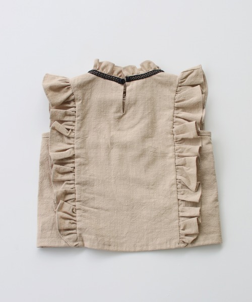 Rora(ローラ)の「スカーレット 綿100 トップス(シャツ/ブラウス・キッズ・ベージュ・120cm/140cm/100cm/110cm/130cm/90㎝)」の9枚目の写真