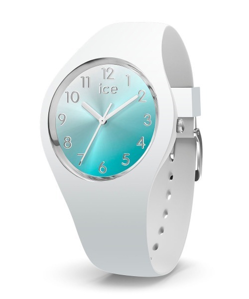 ICE WATCH(アイスウォッチ)の「「Ice-Watch アイスウォッチ」 ICE sunset アイスサンセット スモールサイズ ミディアムサイズ 3Hands(アナログ腕時計・レディース・ブラック/ネイビー/レインボー/ホワイト×ブルー/ピンク系その他/ホワイト×ピンク/ブラック系その他/ホワイト×ネイビー/ホワイト×レッド/ピンク・S/M)」の3枚目の写真
