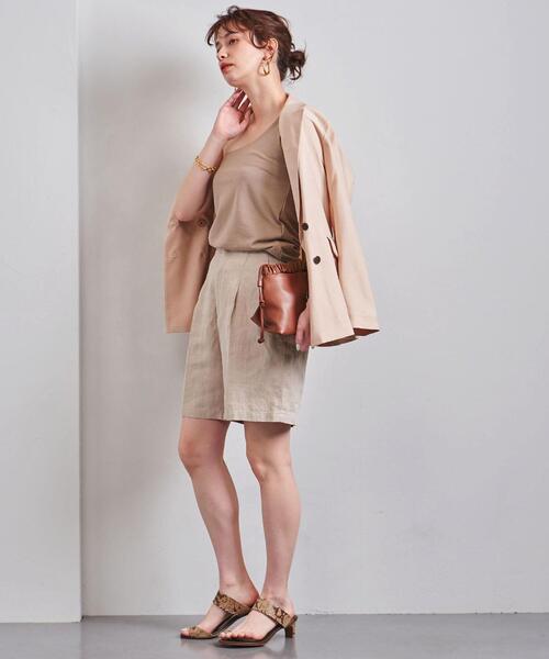 UNITED ARROWS（ユナイテッドアローズ）の「UWFM ワンショルダー タンクトップ（タンクトップ・レディース・ブラック/ベージュ・FREE）」の18枚目の写真