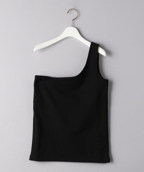 UNITED ARROWS（ユナイテッドアローズ）の「UWFM ワンショルダー タンクトップ（タンクトップ・レディース・ブラック/ベージュ・FREE）」の13枚目の写真