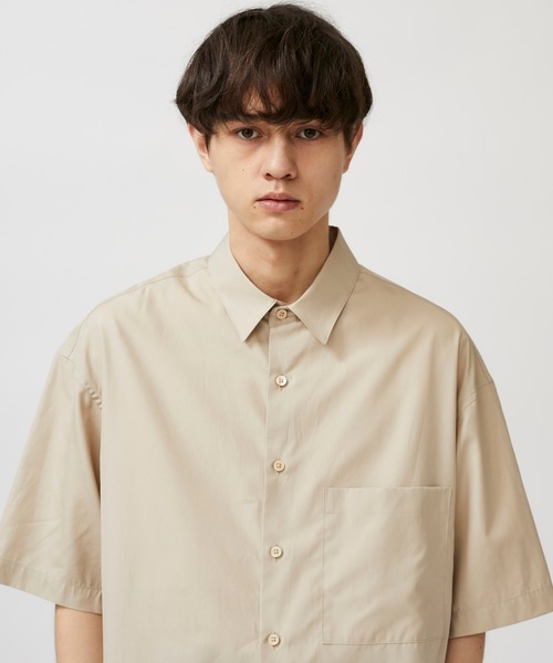 STUDIOUS(ステュディオス)の「【STUDIOUS】THOMAS MASON レギュラーカラー ショートスリーブ シャツ(シャツ/ブラウス・メンズ・ホワイト/ベージュ/サックスブルー・1/2/3)」の15枚目の写真