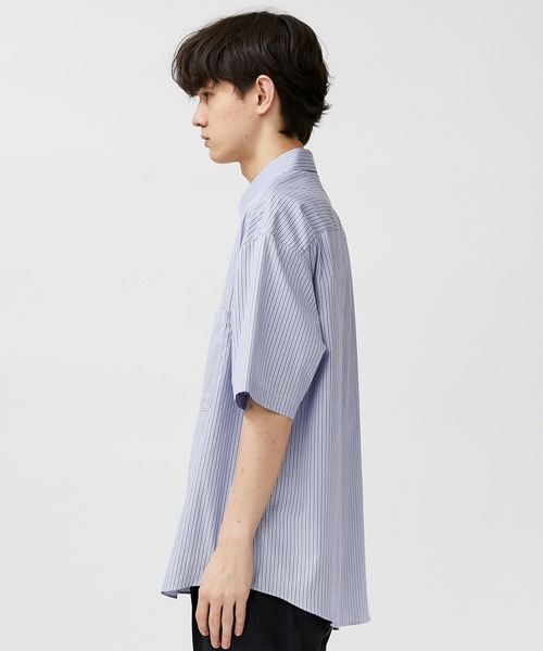 STUDIOUS(ステュディオス)の「【STUDIOUS】THOMAS MASON レギュラーカラー ショートスリーブ シャツ(シャツ/ブラウス・メンズ・ホワイト/ベージュ/サックスブルー・1/2/3)」の10枚目の写真