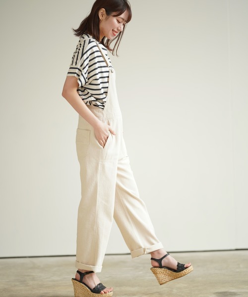 rps（アールピーエス）の「デニムワイドコンビネゾン（サロペット/オーバーオール・レディース・ブルー/ブルー系その他/オフホワイト/インディゴブルー/アイボリー・M/L）」の11枚目の写真