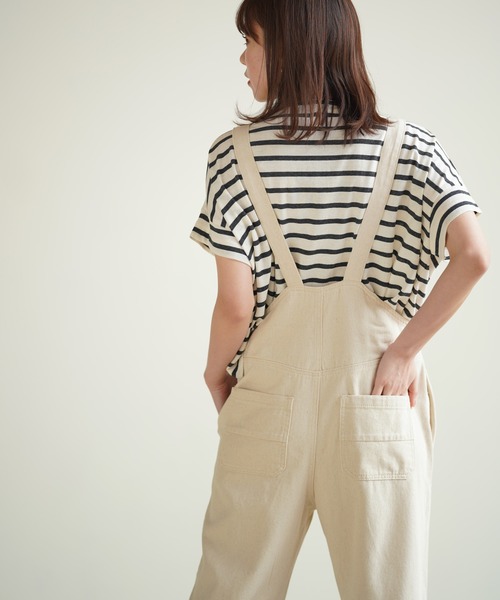 rps（アールピーエス）の「デニムワイドコンビネゾン（サロペット/オーバーオール・レディース・ブルー/ブルー系その他/オフホワイト/インディゴブルー/アイボリー・M/L）」の10枚目の写真