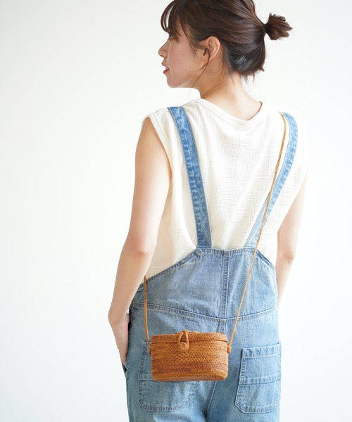 rps（アールピーエス）の「デニムワイドコンビネゾン（サロペット/オーバーオール・レディース・ブルー/ブルー系その他/オフホワイト/インディゴブルー/アイボリー・M/L）」の6枚目の写真