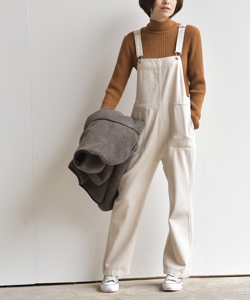 rps（アールピーエス）の「デニムワイドコンビネゾン（サロペット/オーバーオール・レディース・ブルー/ブルー系その他/オフホワイト/インディゴブルー/アイボリー・M/L）」の20枚目の写真